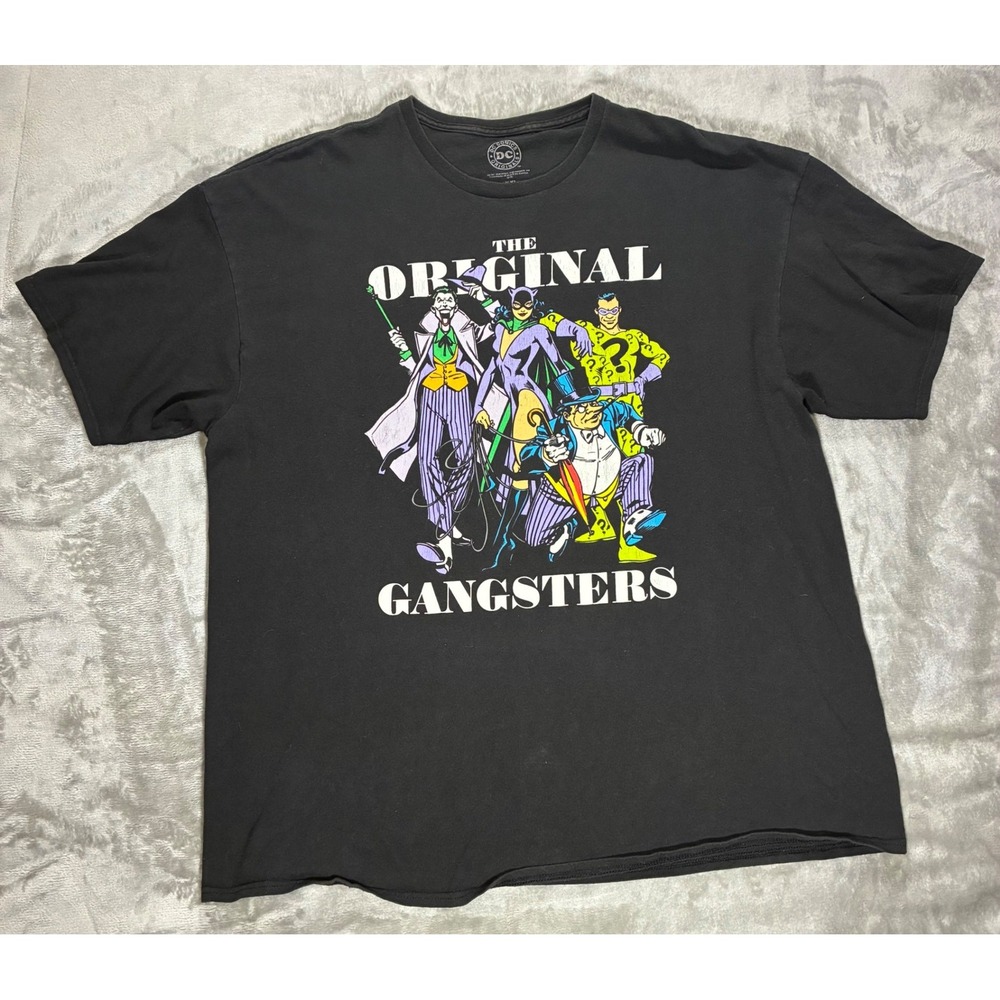 DC Comics Originals The Original Gangsters Batman Villains Black T-Shirt XXL